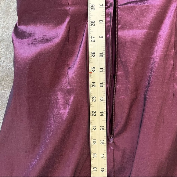JADE COUTURE SZ 14 Dress Purple Knee Length Formal MOB, - Picture 14 of 16